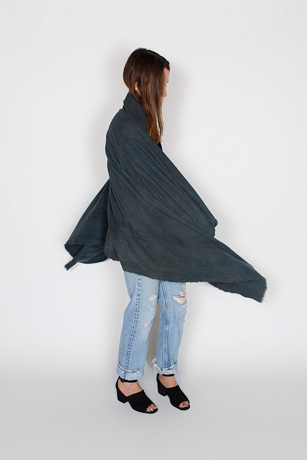 Miranda Bennett Coal Raw Silk Textile Miranda Bennett Coal Raw Silk Textile