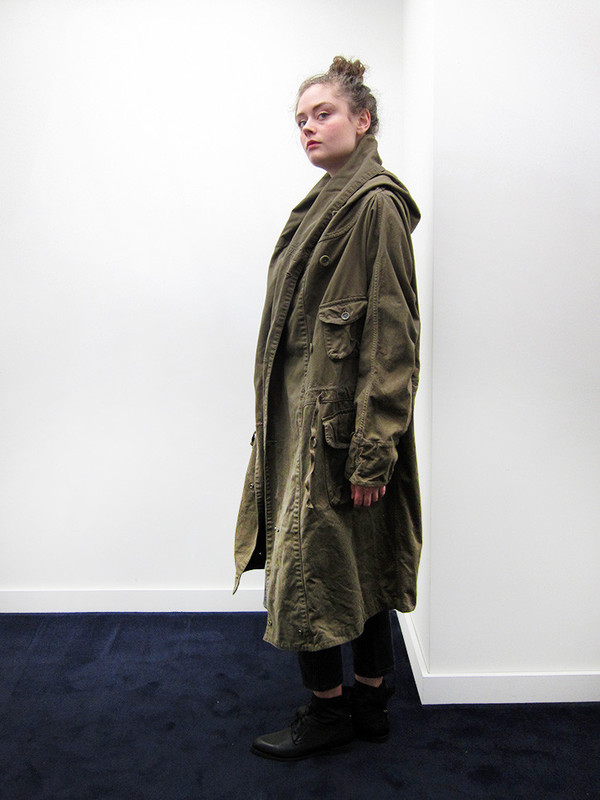 Unisex Kapital Katsuragi Tall Ring Coat, Khaki Unisex Kapital Katsuragi Tall Ring Coat, Khaki