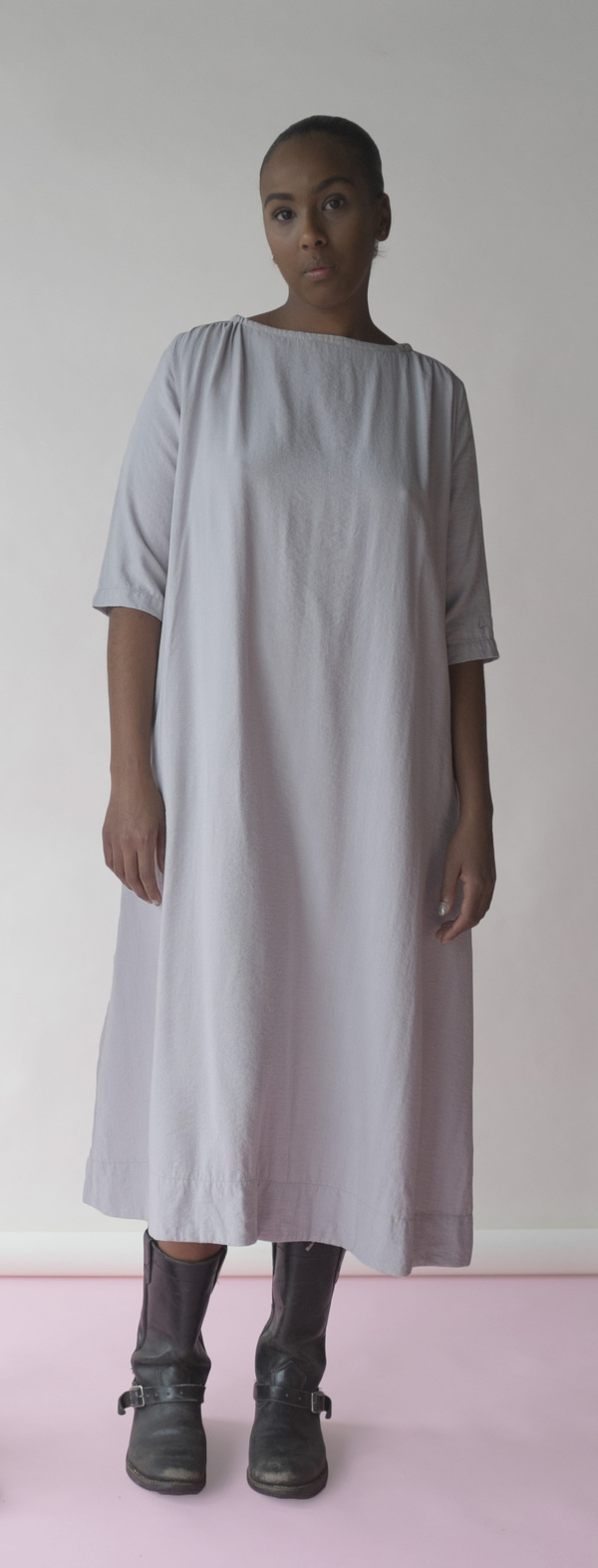 Sunja Link Gathered Back Yoke Dress Sunja Link Gathered Back Yoke Dress