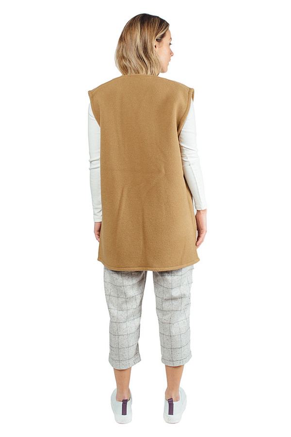 WU+SEN Frise Wool Vest Camel WU+SEN Frise Wool Vest Camel