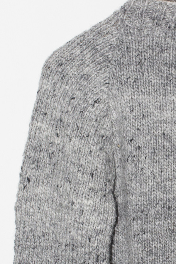 Men's Chamula Wool Crewneck Pullover - Pearl Heather Men's Chamula Wool Crewneck Pullover - Pearl Heather