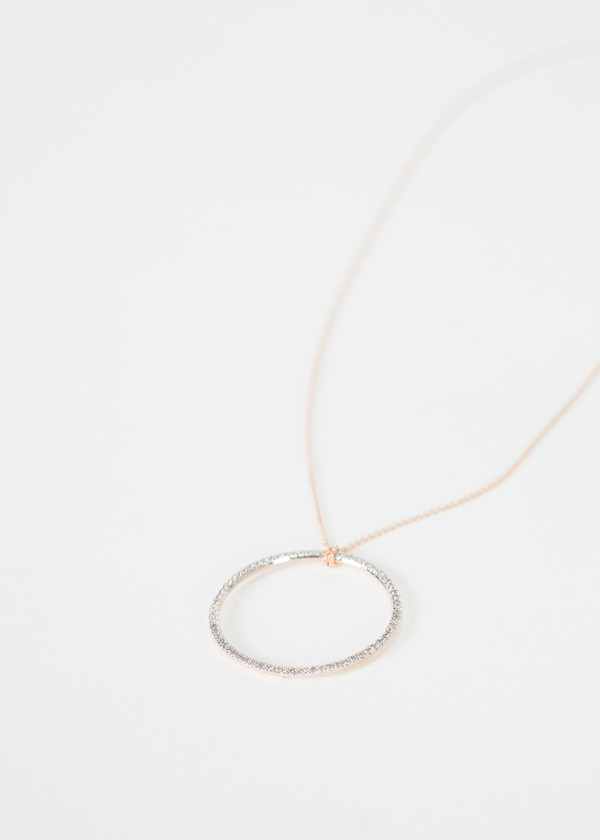Ginette NY Baby Diamond Circle on Chain Ginette NY Baby Diamond Circle on Chain