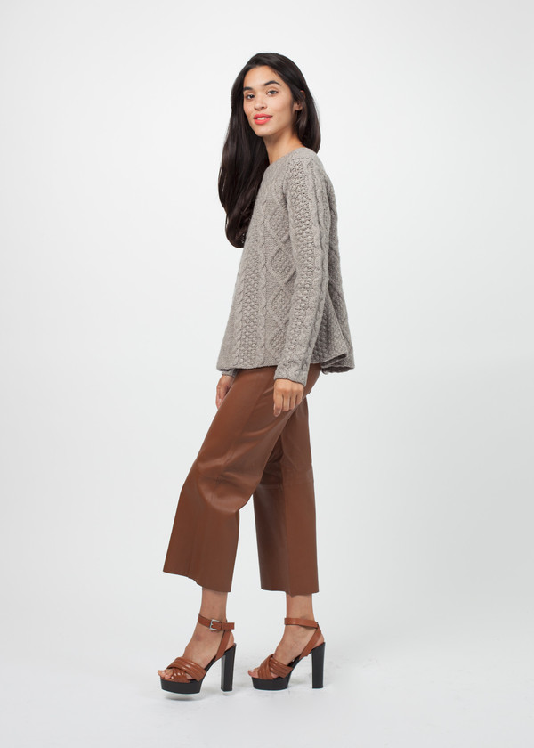 Cable A-Line Sweater Cable A-Line Sweater