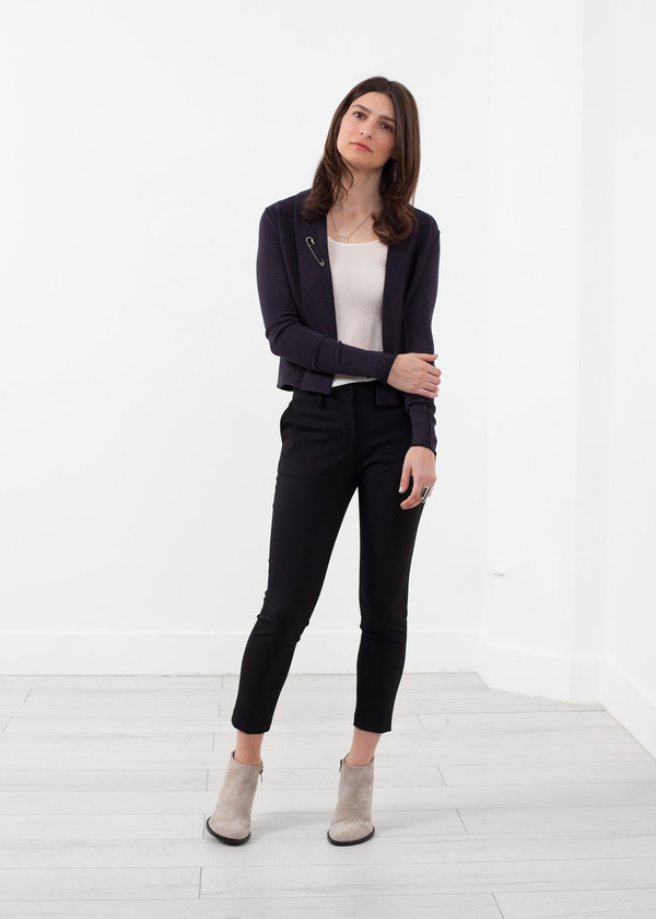 Lars Andersson Cropped Shawl Cardigan Lars Andersson Cropped Shawl Cardigan