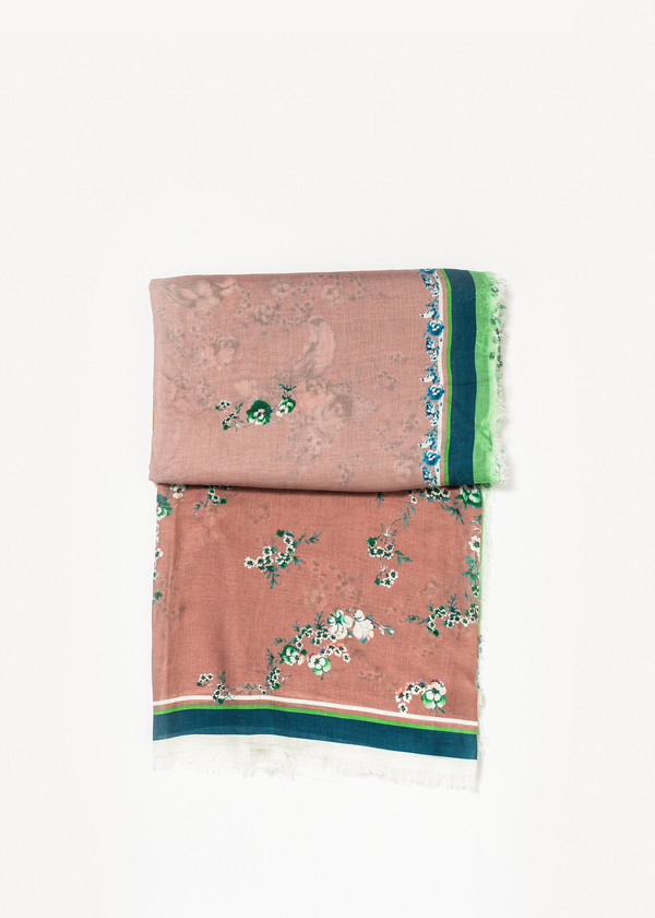 Floral Cashmere Scarf Floral Cashmere Scarf