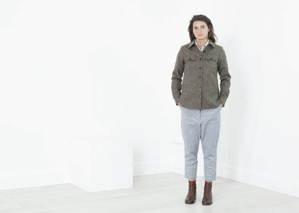 Harvey Faircloth Herringbone Shirt Jacket Harvey Faircloth Herringbone Shirt Jacket