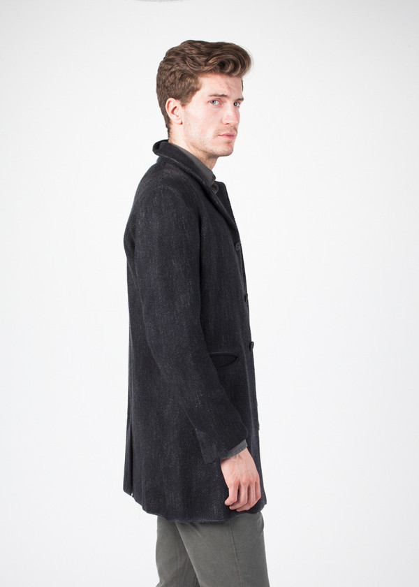 Men's Avant Toi Painted Knit Coat Men's Avant Toi Painted Knit Coat