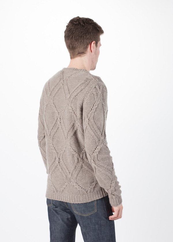 Men's Avant Toi Pattern Knit Pullover Men's Avant Toi Pattern Knit Pullover