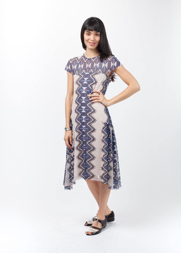 Amelia Toro Printed Tulle Dress Amelia Toro Printed Tulle Dress