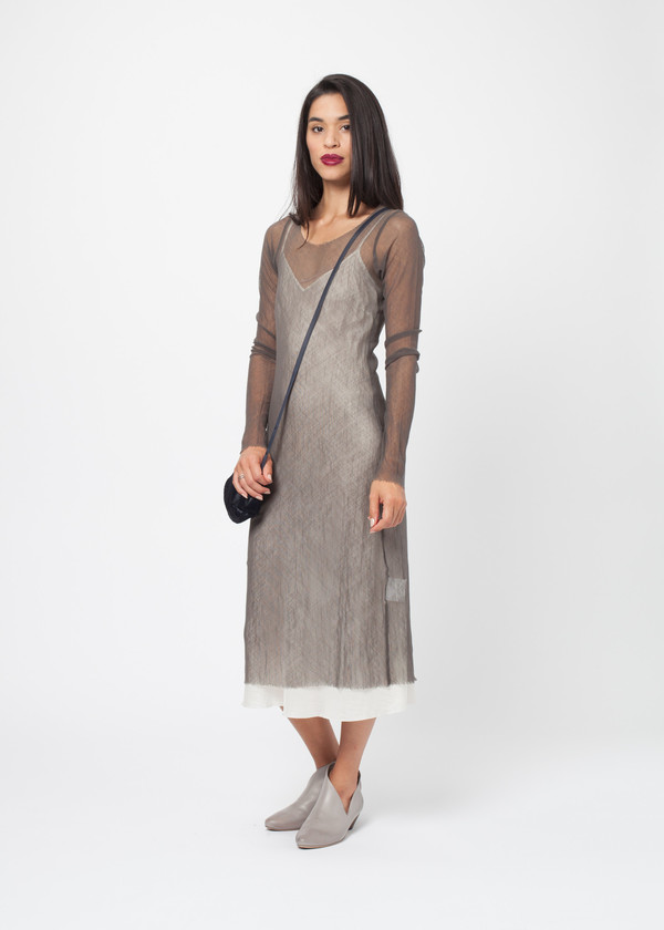Rundholz Raw Edge Mesh Dress Rundholz Raw Edge Mesh Dress