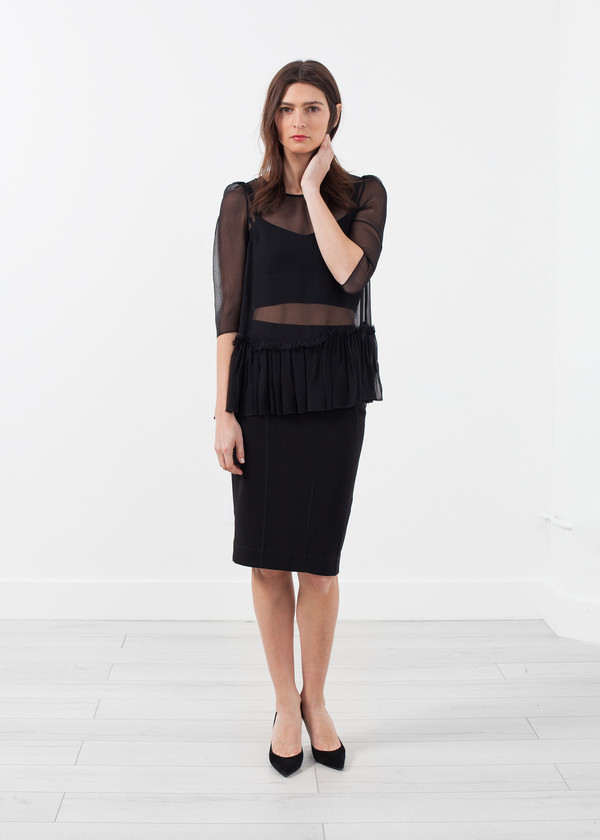 Louiza Babouryan Ruffle Top Louiza Babouryan Ruffle Top