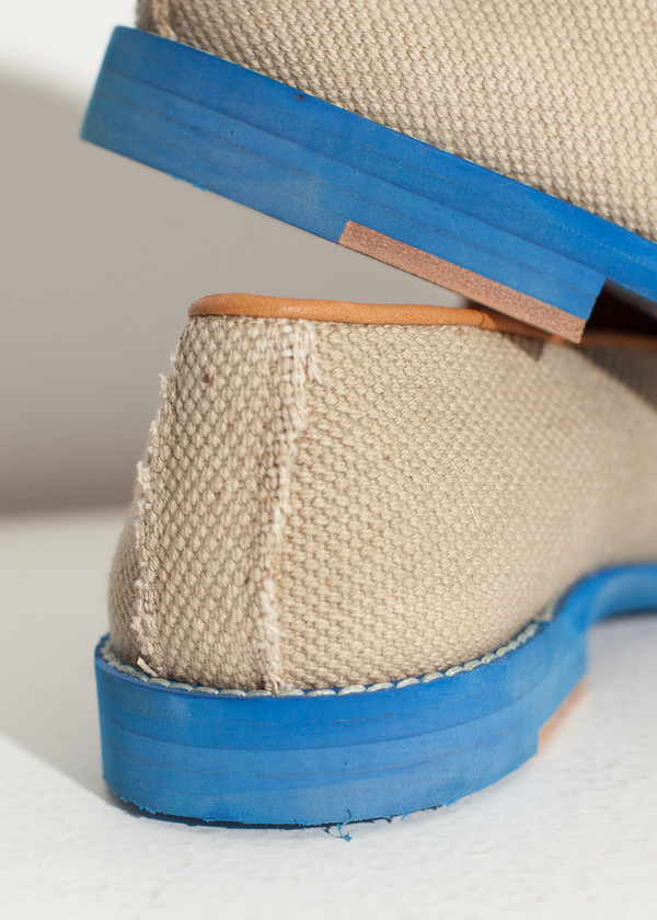 Verba Wingtip Loafer in Blue Verba Wingtip Loafer in Blue