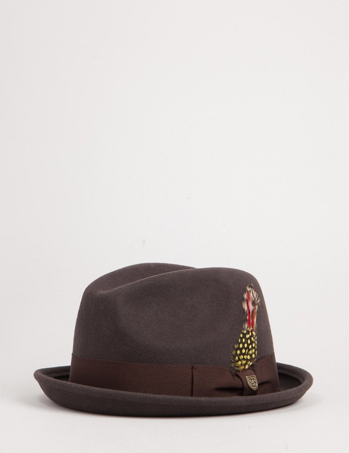 Brixton Gain Trilby Hat - Dark Brown 