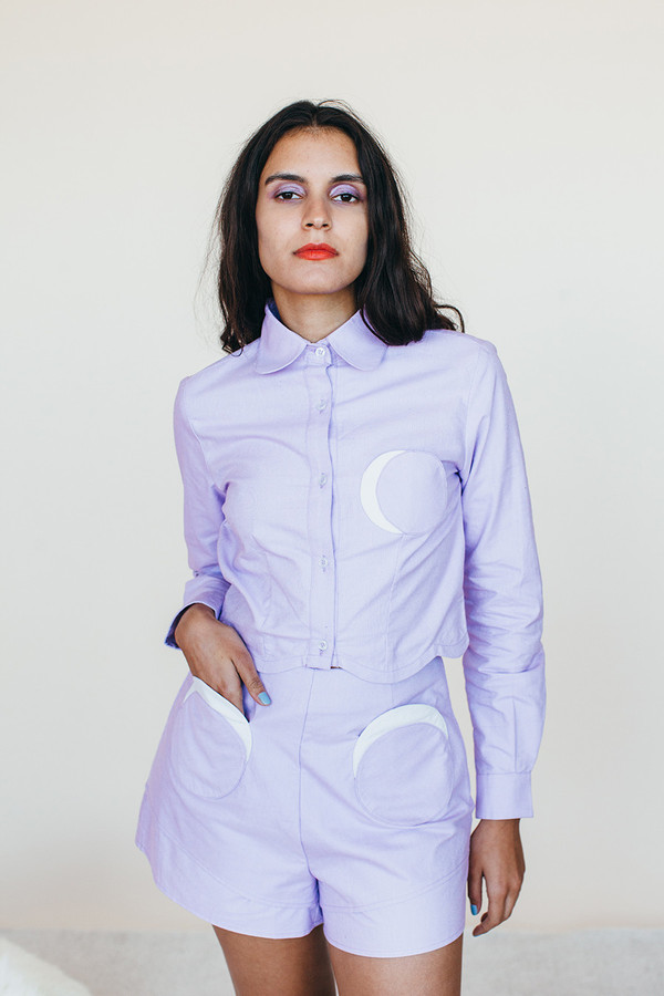 Moon Shorts - Lavender Moon Shorts - Lavender
