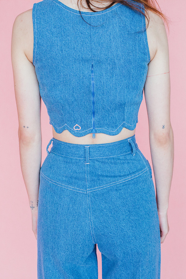 Shell tank - ultramarine Shell tank - ultramarine