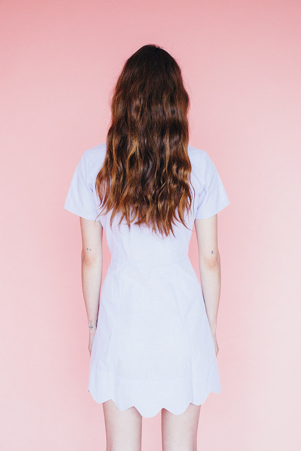 Wave dress - ivory Wave dress - ivory