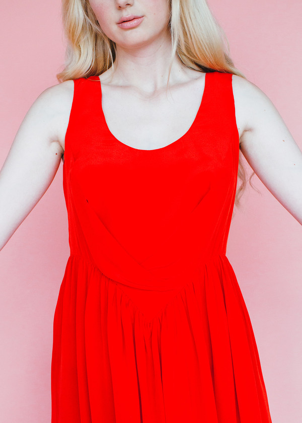 Samantha Pleet Degas Dress - Scarlet Samantha Pleet Degas Dress - Scarlet