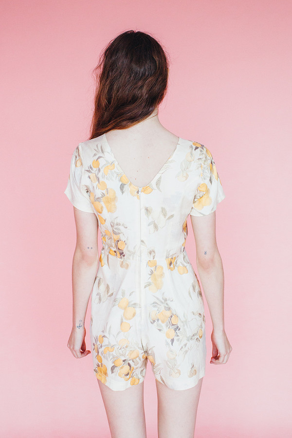 Samantha Pleet Park Romper - citrus print Samantha Pleet Park Romper - citrus print