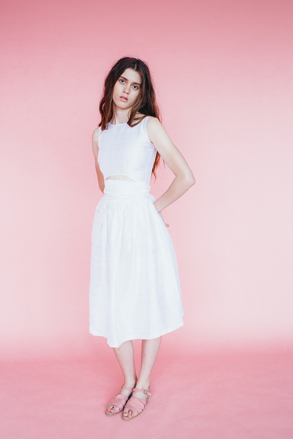 Samantha Pleet Satyr dress - ivory Samantha Pleet Satyr dress - ivory