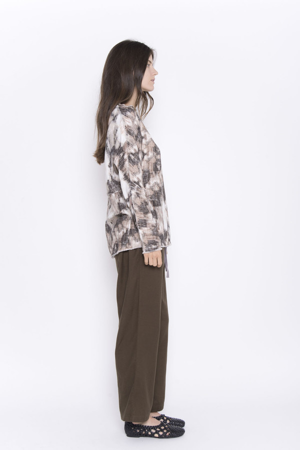 Namche Bazaar Abstract Floral Ikat Top Namche Bazaar Abstract Floral Ikat Top
