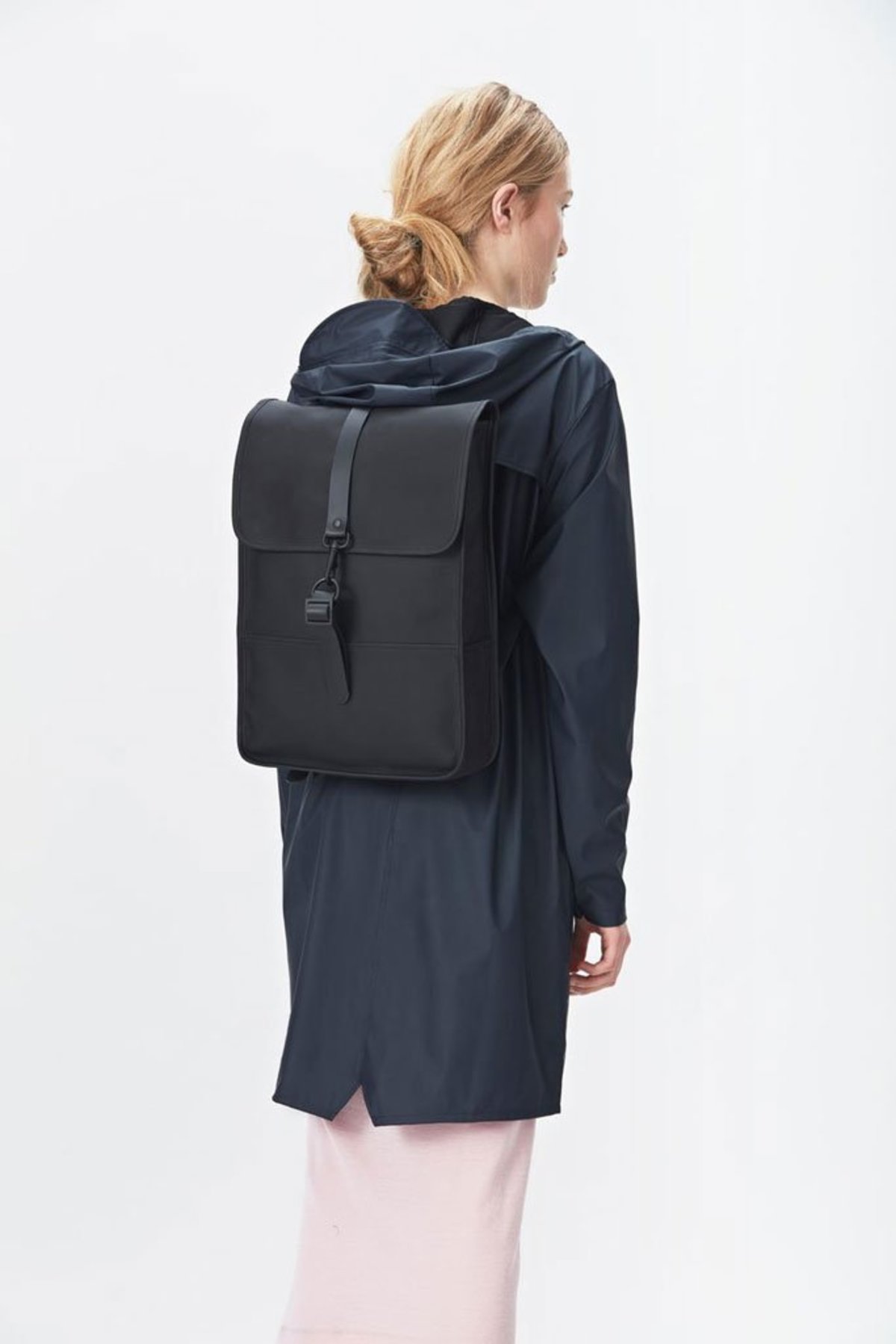 Unisex Rains Mini Backpack Black Garmentory