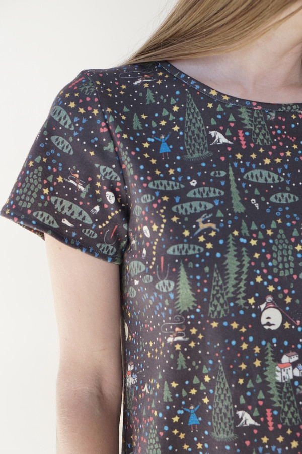 Samantha Pleet Tea Dress - Wonderland Print Samantha Pleet Tea Dress - Wonderland Print