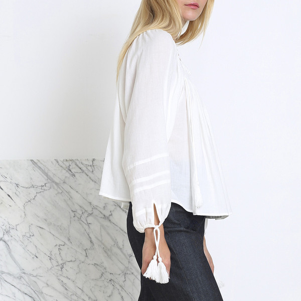 Apiece Apart GLORIETTA SQUARE NECK TOP Apiece Apart GLORIETTA SQUARE NECK TOP