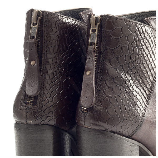 Artemisia Kate Brown Leather Ankle Boots Artemisia Kate Brown Leather Ankle Boots