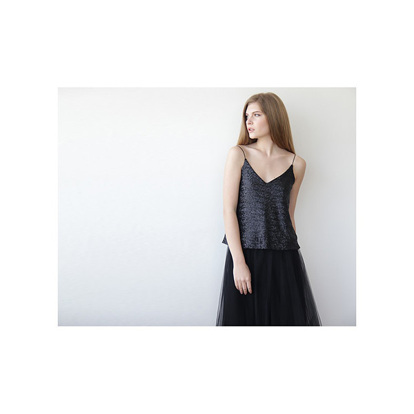 Blush Long Black Tulle Skirt Blush Long Black Tulle Skirt