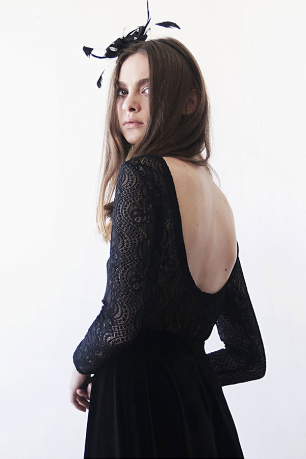 Blush Long Sleeved Lace Top Blush Long Sleeved Lace Top