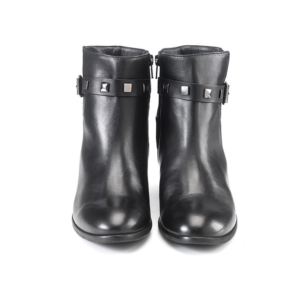 Artemisia Selene Black Leather Ankle Boots Artemisia Selene Black Leather Ankle Boots