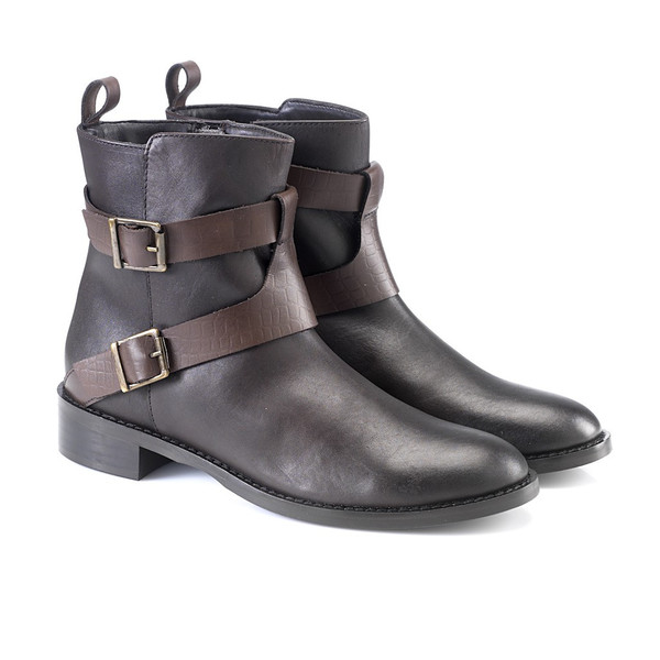 Artemisia Tara Brown Leather Ankle Boots Artemisia Tara Brown Leather Ankle Boots