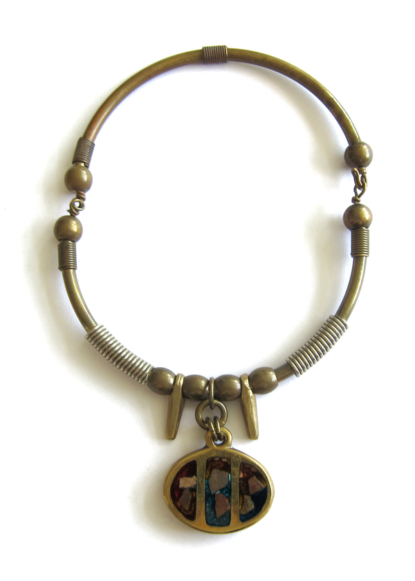 Brass Mosaic Necklace Brass Mosaic Necklace