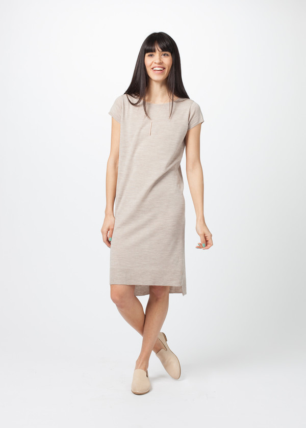 Organic by John Patrick Cap Sleeve Sweater Dress Organic by John Patrick Cap Sleeve Sweater Dress