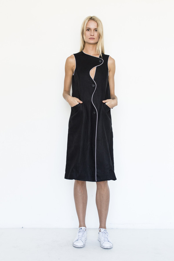 Kahle Curvilinear Vest Dress Kahle Curvilinear Vest Dress