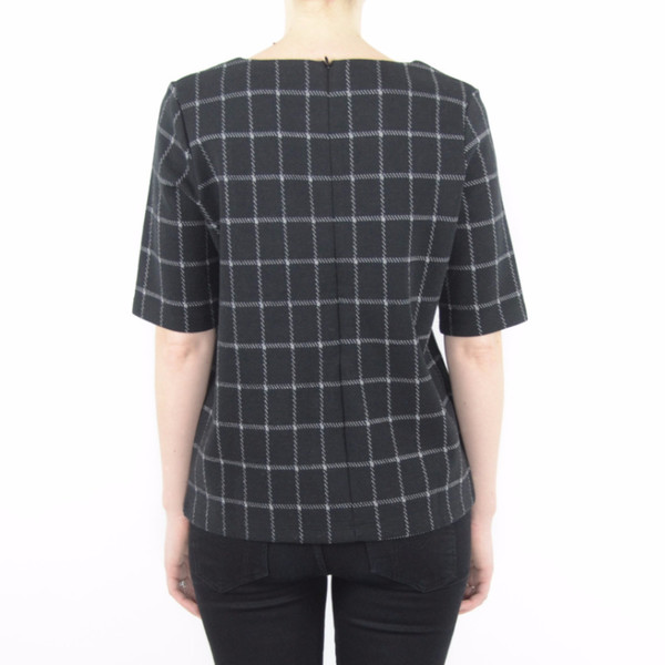 Just Female Merlis Check Tee Just Female Merlis Check Tee