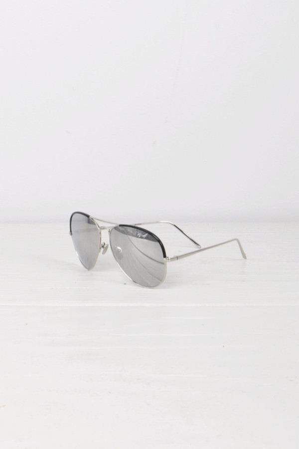 Linda Farrow Aviator White Gold Linda Farrow Aviator White Gold