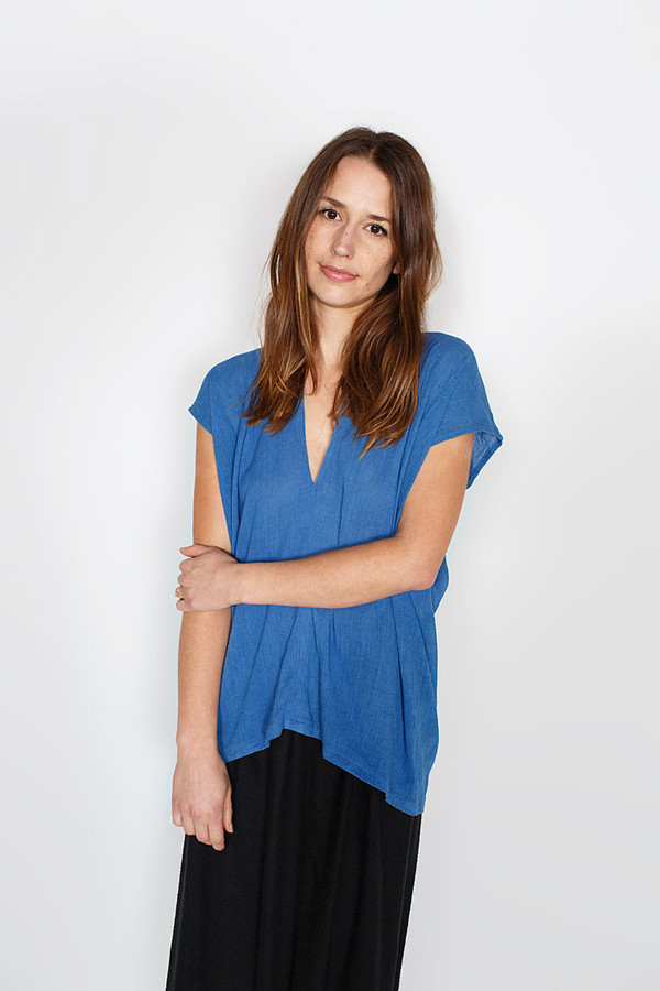 Sale! Everyday Top, Cotton Gauze in Indigo Sale! Everyday Top, Cotton Gauze in Indigo