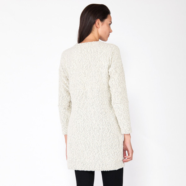 Pebble Knit Dress in White Pebble Knit Dress in White
