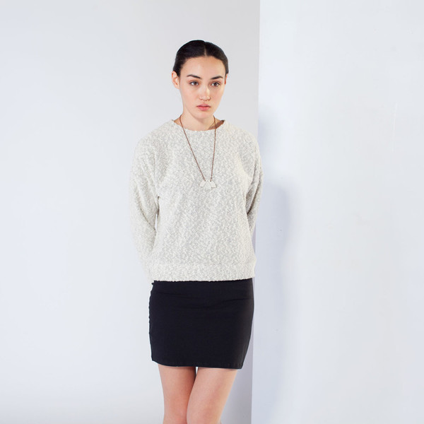Make It Good Pebble Knit Sweatshirt Make It Good Pebble Knit Sweatshirt