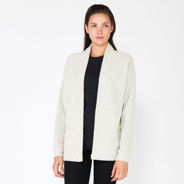 Pebble Knit Cardigan in White Pebble Knit Cardigan in White