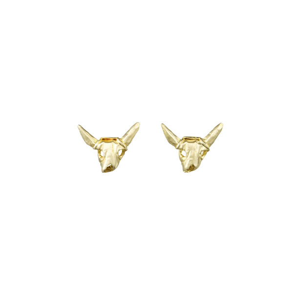 Natalie Frigo Cow Skull Studs Natalie Frigo Cow Skull Studs