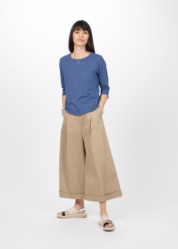 Organic by John Patrick 3/4 Sleeve Crew Neck Tee Organic by John Patrick 3/4 Sleeve Crew Neck Tee
