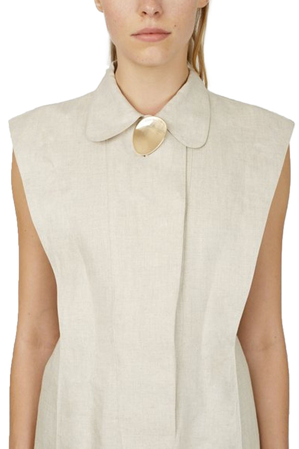 Opening Ceremony Linen Open Back Dress Opening Ceremony Linen Open Back Dress