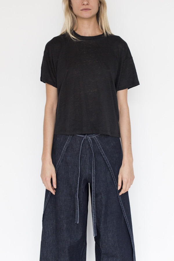 Shaina Mote Linen Loose Tee Shaina Mote Linen Loose Tee