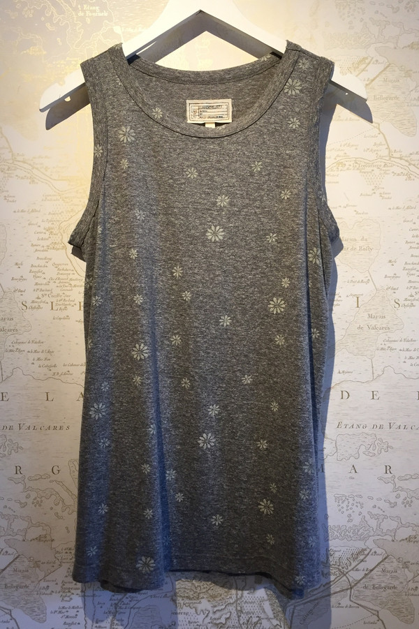 Current Elliott Daisy print muscle tee Current Elliott Daisy print muscle tee