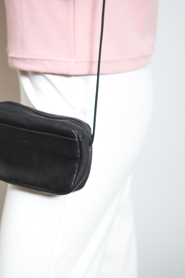 Baggu Mini Leather Purse / Black Baggu Mini Leather Purse / Black