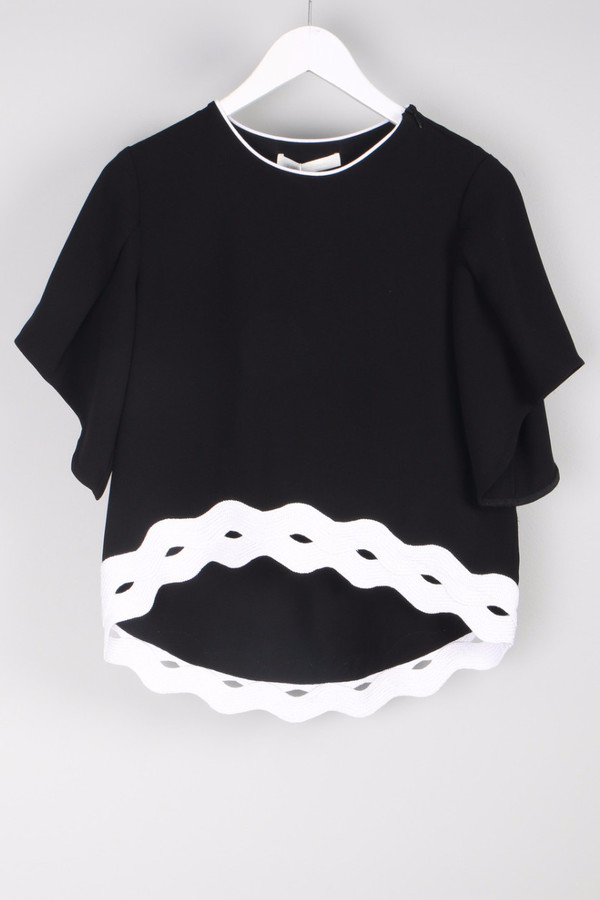 Jonathan Simkhai Scallop Trim Top Jonathan Simkhai Scallop Trim Top