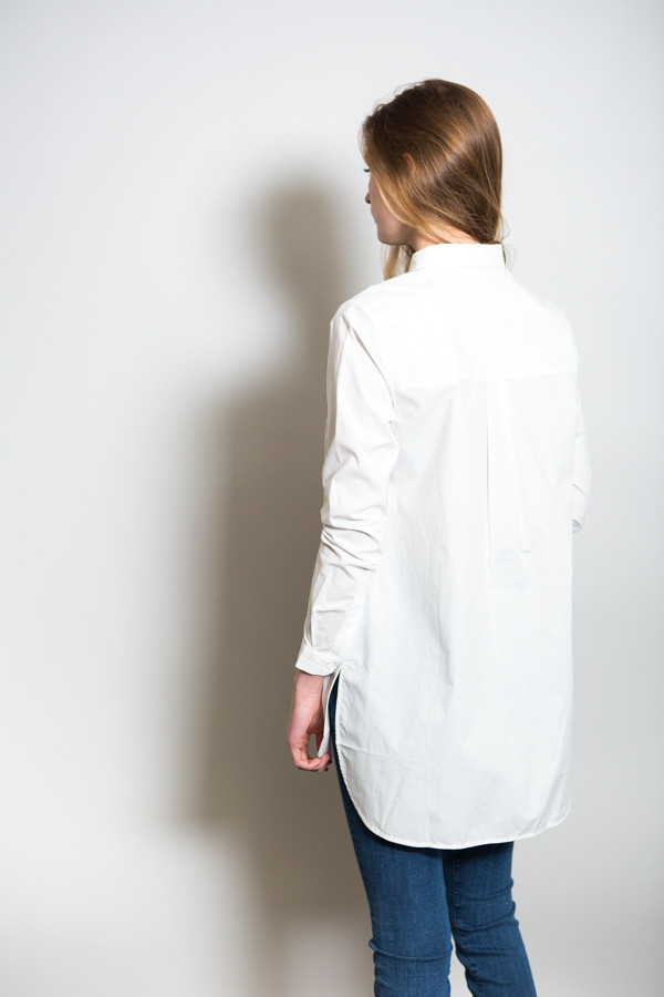 Pocca Long Shirt White Pocca Long Shirt White