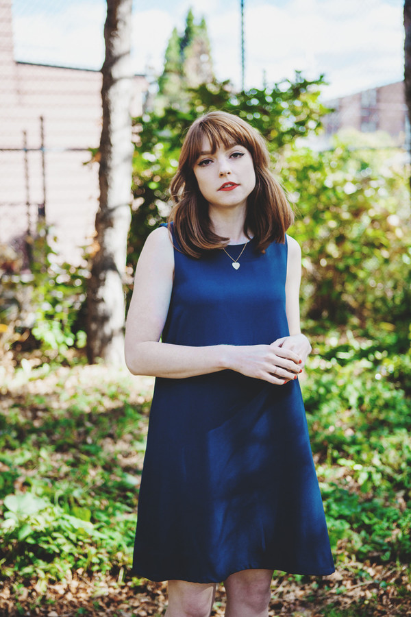 Birds of North America Trumpeter Dress (Navy) Birds of North America Trumpeter Dress (Navy)